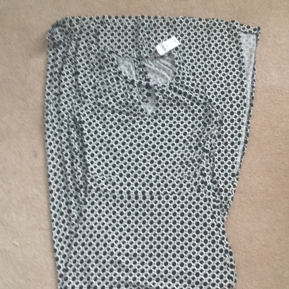 Banana republic geometric maxi dress